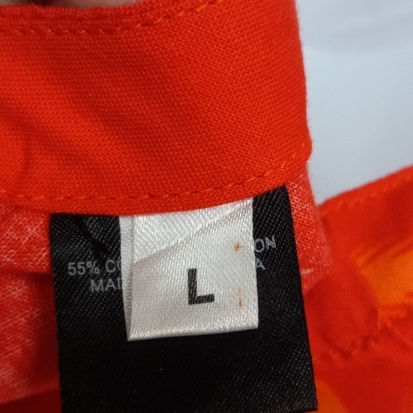 Tropical Orange Sleeveless Swim Coverup - Picture 7 of 8